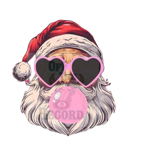 RETRO SANTA CHRISTMASBLOWING BUBBLE