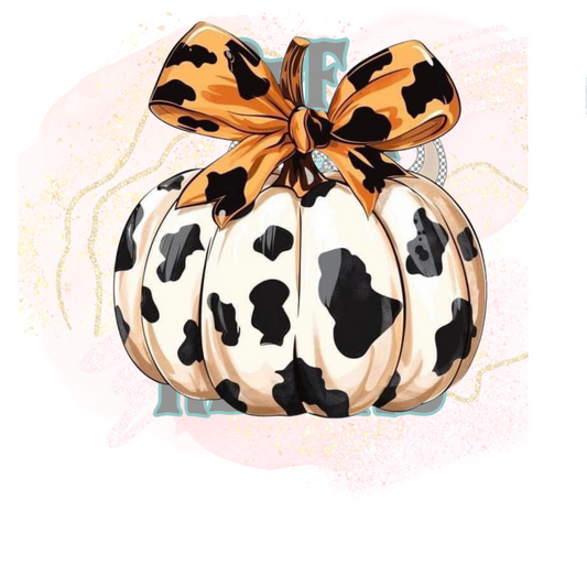 CUTE COWPRITE PUMPKIN